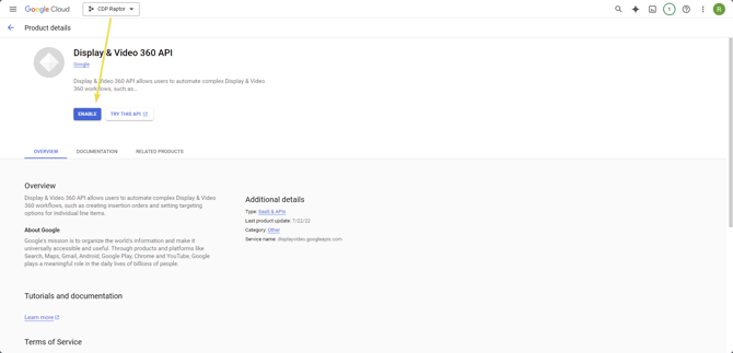 Activations Google 360 3