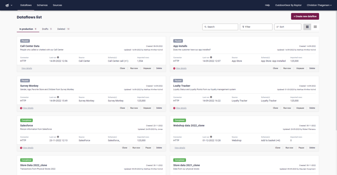 Dataflow New View