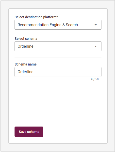 Orderline Schema 3