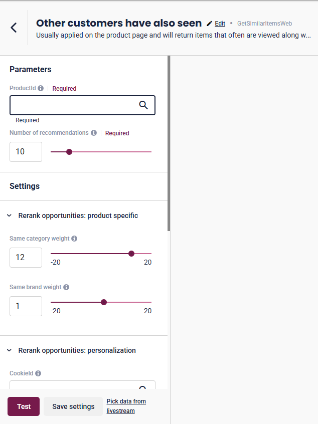 parameters