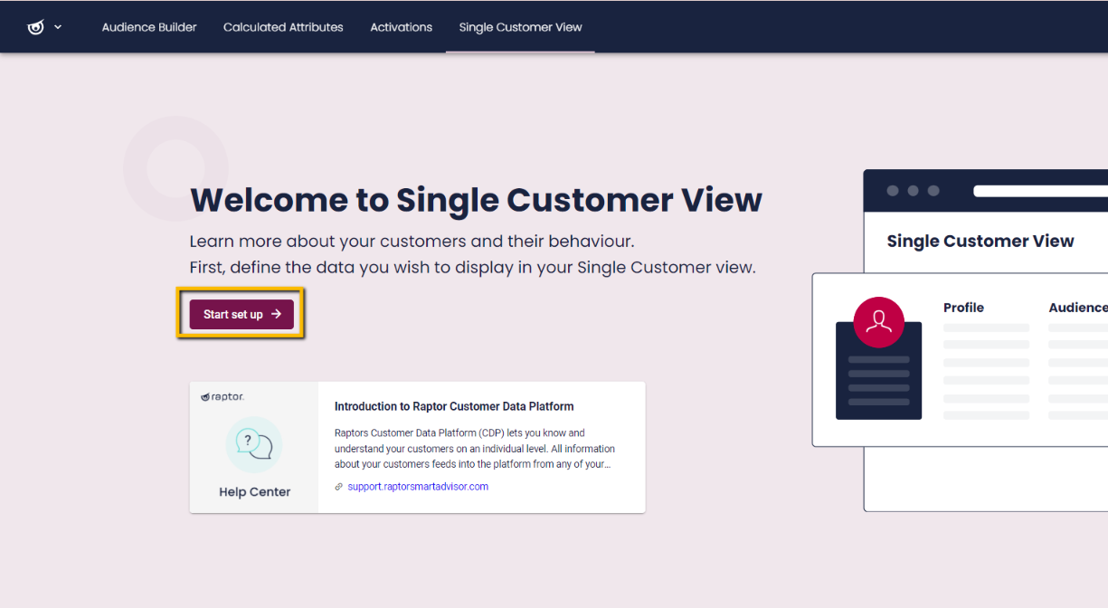 Introduction to Single Customer View