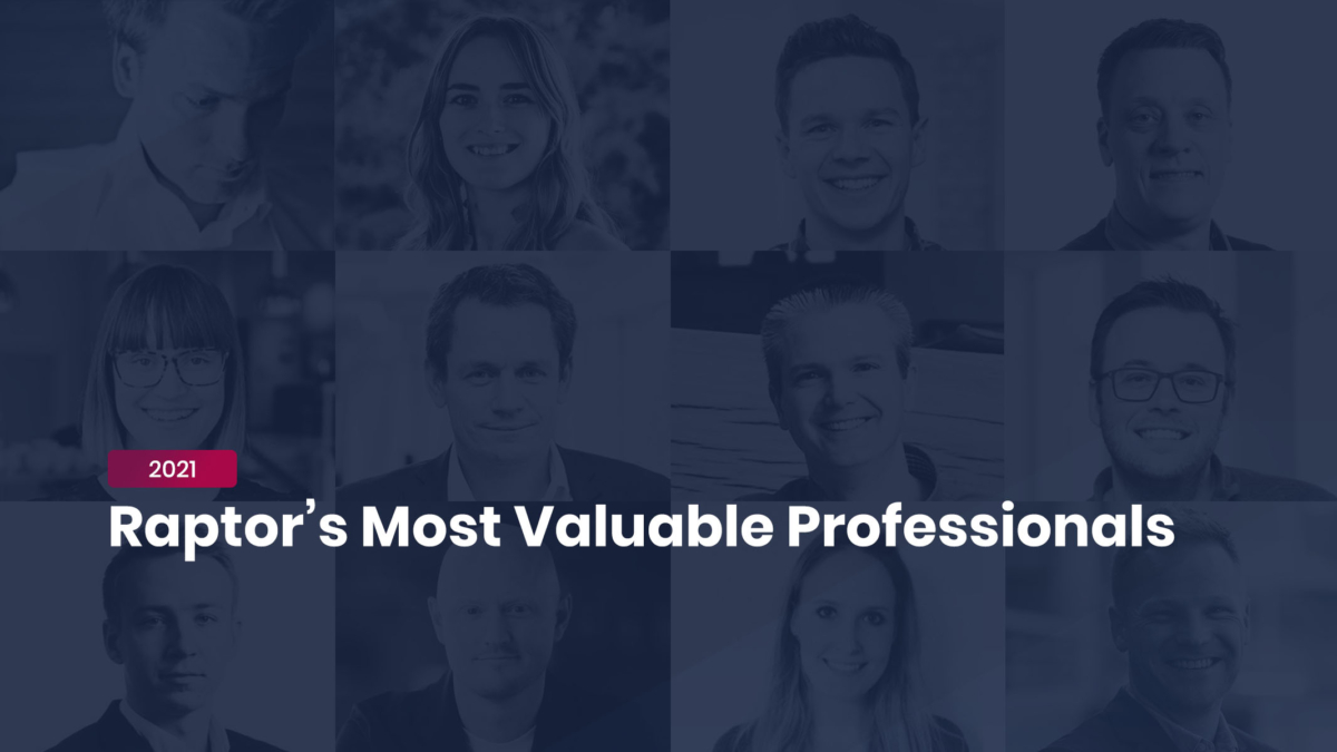 Raptor’s Most Valuable Professionals